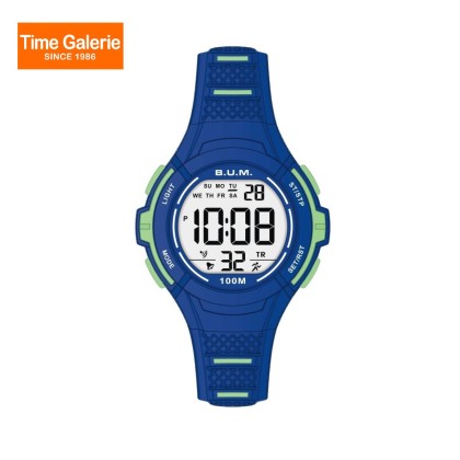 BUM Lady BUMWBM05505 Digital Sports Blue Strap Watch BUM Lady BUMWBM05505 Digital Sports Blue Strap Watch
